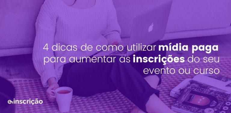 mídia paga evento