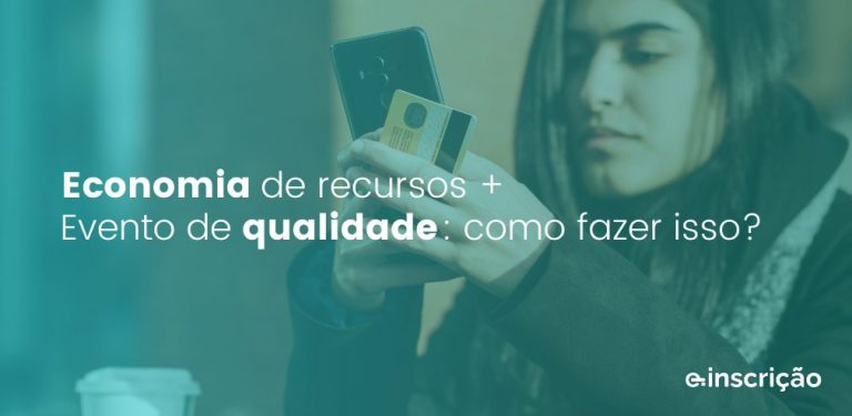 economizar no evento