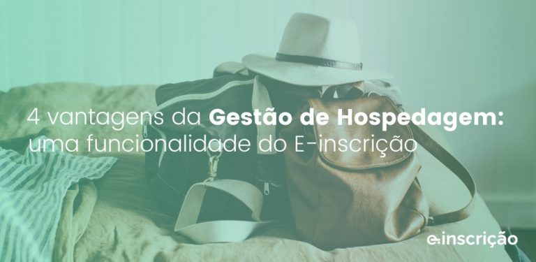 gestão de hospedagem E-inscrição