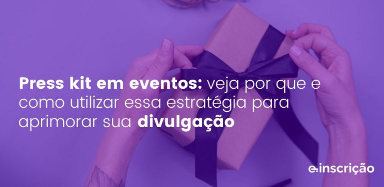 press kit em eventos