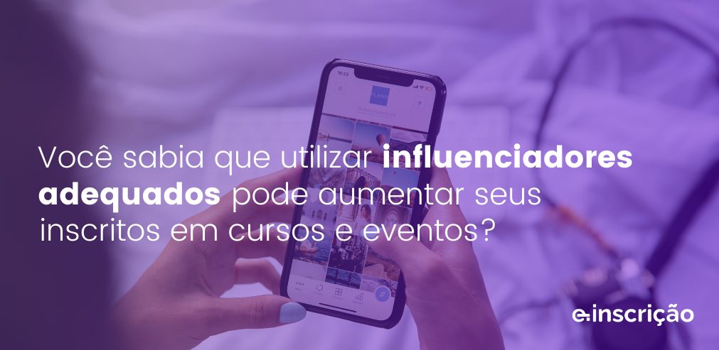 influenciadores cursos e eventos