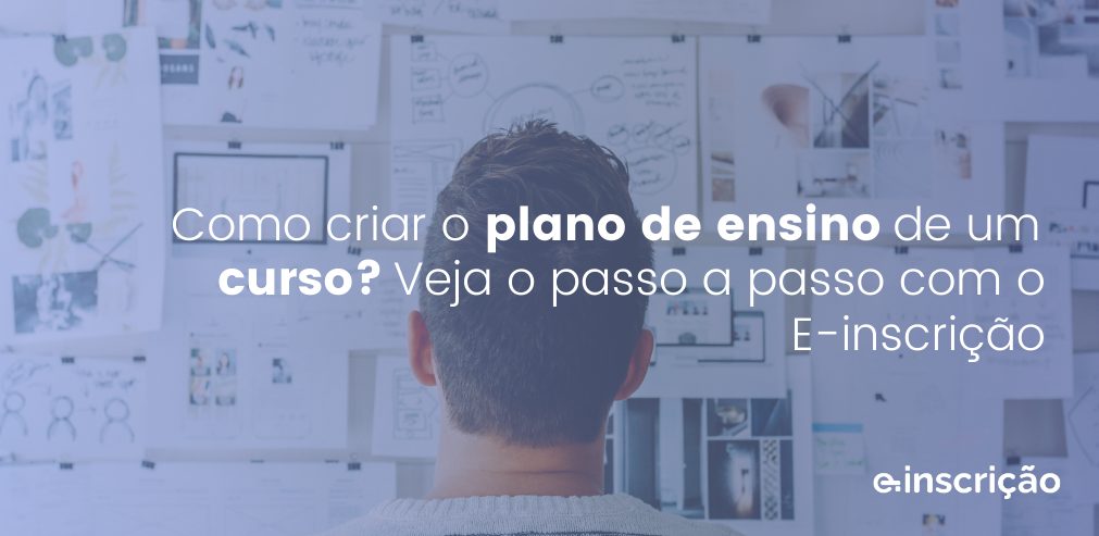 criar o plano de ensino de um curso