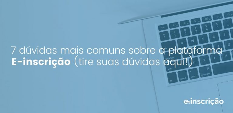 plataforma E-inscrição