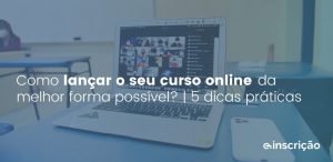 lançar curso online
