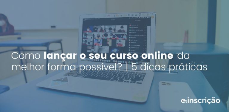 lançar curso online