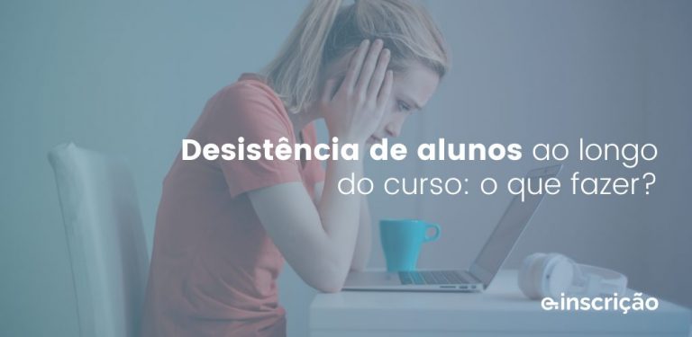 desistência de alunos do curso