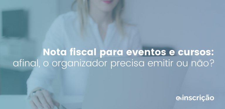 nota fiscal para eventos e cursos