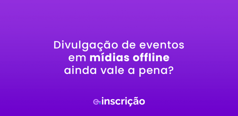 divulgação em mídias offline