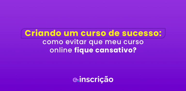 criando um curso de sucesso