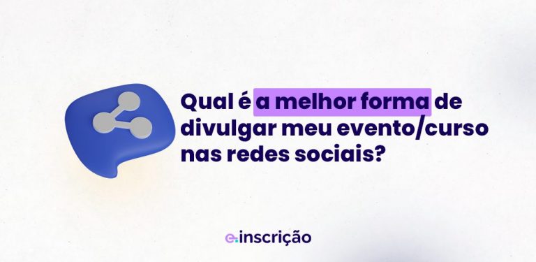 divulgar evento nas redes sociais