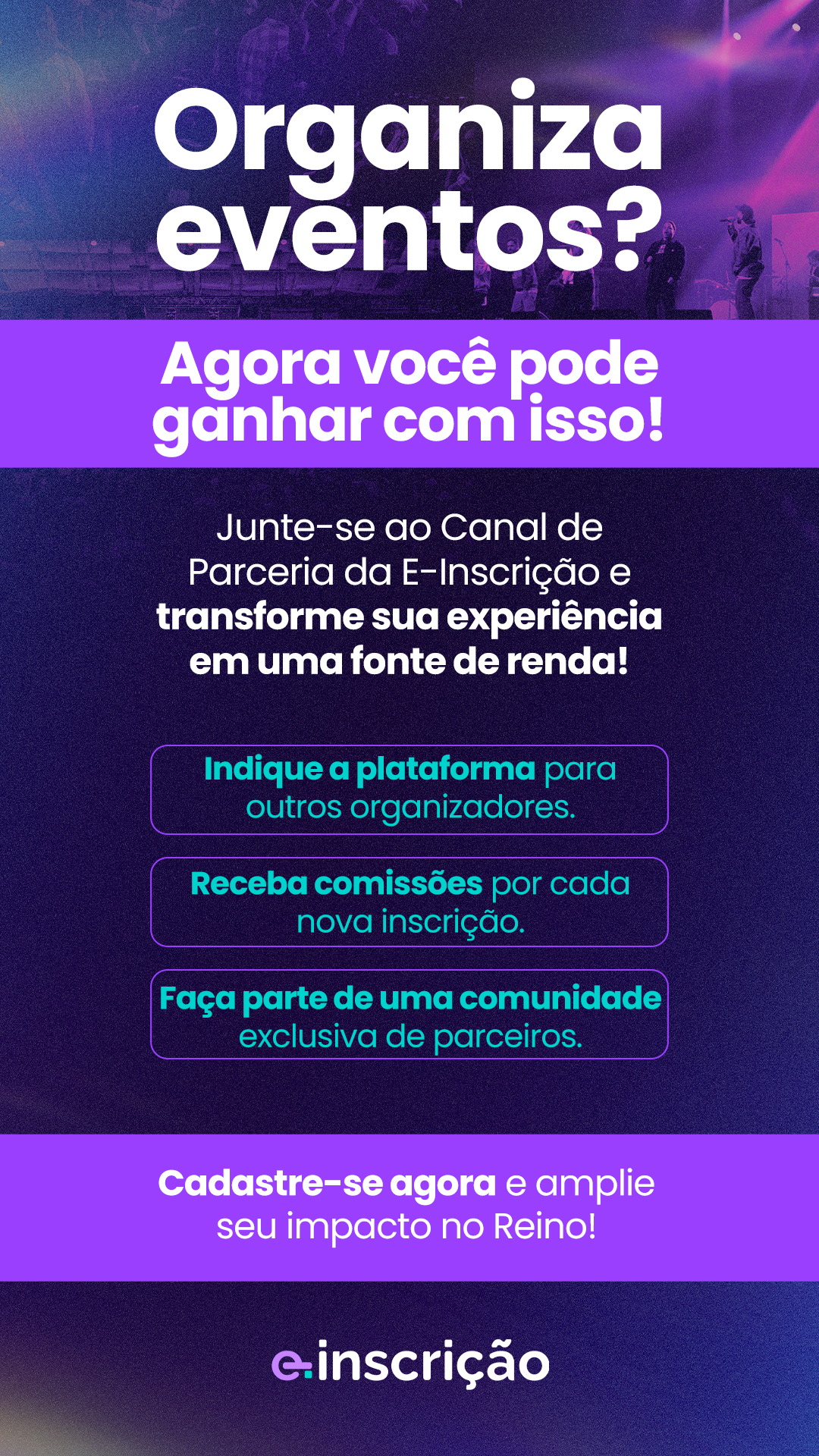 Canal de Parceria E -inscrição