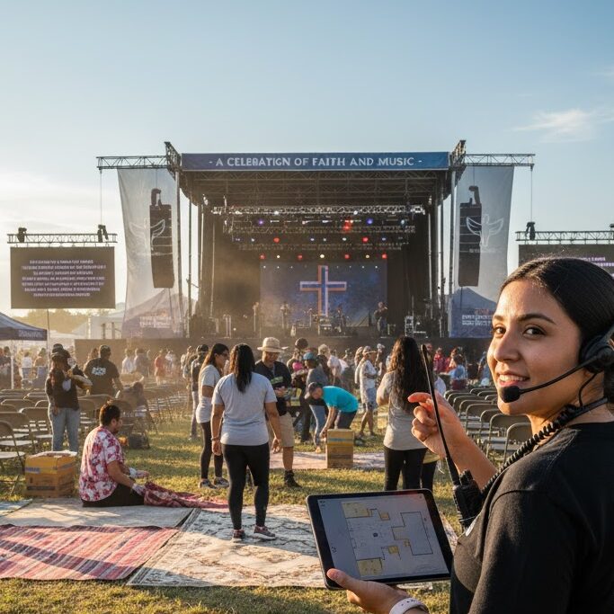 De Culto a Conferência: Eventos Cristãos 10x Mais Organizados